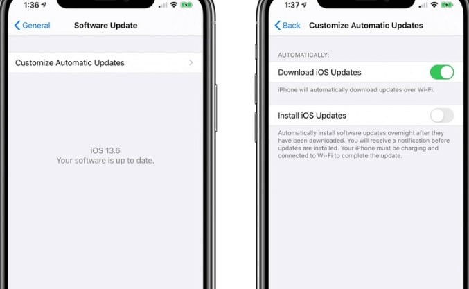 iOS13.6 Beta2更新 可关闭系统更新自动下载